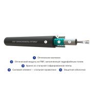 Кабель волоконно-оптический ОКЛ-16(G.652.D)-ТС 2.7кН