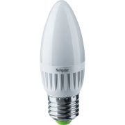 Лампа светодиодная LED 7вт E27 белый матовая свеча