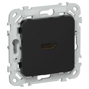 FLITE Розетка HDMI РШДМА-ФлЧ черный IEK