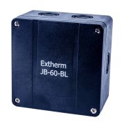 Коробка распределительная 110*110*67 мм IP 66, черная, в комплекте с клеммным рядом 5х6 кв.мм, 41А