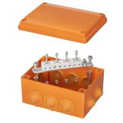 Коробка пластиковая FS с кабельными вводами       иклеммниками,IP55,150х110х70мм, 8р, 450V,6A,4мм.кв