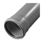 Труба канализационная 40x500 мм, толщина 1.8, PP однораструбная, серая
