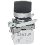Переключатель КПЕ2620РС-черный-2но+0нз-ручка-фикс-3поз-IP65