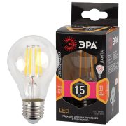 Лампа светодиодная декоративная LED 15 Вт 1950Лм 2700К груша, филамент теплый E27 230В F-LED A60-15W-827-E27