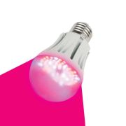 Лампа светодиодная для растений LED-A60-9W/SP/E27/CL ALM01WH спектр для рассады Форма A пластик