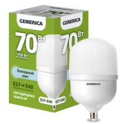 Лампа светодиодная HP 70Вт 230В 6500К E27-E40 GENERICA