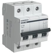 Выключатель автоматический ВА47-29М 3P 16А 4,5кА C GENERICA