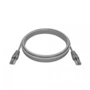 Патч-корд 2хRJ45/8P8C, T568B UTP 5e кат. литой 5 метров, LSZH, серый