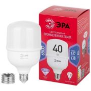 Лампа светодиодная LED 40 Вт 3900Лм 6500К T100 холодный E27/E40 (переходник) 150-275В LED POWER T100-40W-6500-E27/E40 Red Line