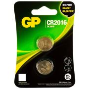 Батарейка дисковая литиевая GP Lithium CR2016