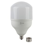 Лампа светодиодная LED 65 Вт 5200Лм 6500К T160 холодный E27/E40 (переходник) 170-265В LED POWER T160-65W-6500-E27/E40
