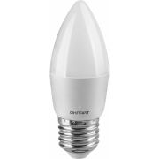 Лампа светодиодная LED 6вт E27 белый матовая свеча