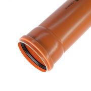 Труба канализационная 110x3000 мм KGEM SN4 ПВХ наружная