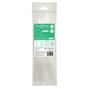 Стяжка кабельная MultiSet 370х4.8 Белая (100шт)