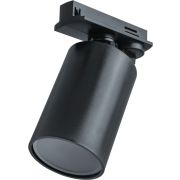 Светильник трековый на шинопровод под лампу NLT-TP1-1L-GU10-BL однофазный GU10 черный