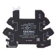 Колодка ультратонкая для реле RIS, входное напряжение 6-24V AC/DC, push-in клеммы