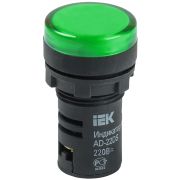 Лампа AD22DS LED матрица 22мм зеленая 24В AC/DC