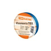 Изолента ПВХ 0,13*15мм Синяя 20м TDM