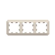 ATLASDESIGN ANTIQUE 3-постовая рамка, универсальная, БЕЖЕВЫЙ