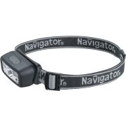Фонарь светодиодный NPT-H45-ACCU 1LED, 3Вт + 4 SMDбелых + 2 SMD красных налобный аккумуляторный