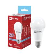 Лампа светодиодная LED-A60-VC 20Вт 230В Е27 6500К 1900Лм IN HOME