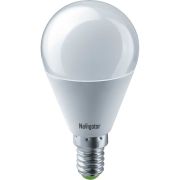 Лампа светодиодная LED 5вт E14 белая шар