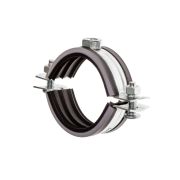Хомут вентиляционный MAYER 400 - с резиновым профилем, М8. боковой винт 6x30