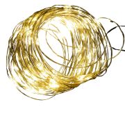 Гирлянда светодиодная Роса теплый белый ULD-S1000-100/SCB/3AA Warm White IP20 Dew