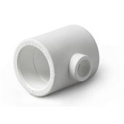 Тройник переходной 40x25x40 полипропиленовый PPR белый