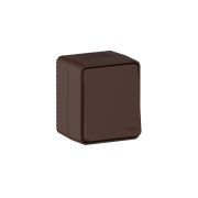 AtlasDesign PROFI IP54 О/У 1-клавишный ПЕРЕКЛЮЧАТЕЛЬ 10 АХ, КОРИЧНЕВЫЙ
