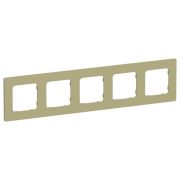 FLITE CLASSIC Рамка 5-местная РУ-5-К-ФлО оливковый IEK