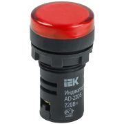 Лампа AD22DS LED матрица 22мм красный 230В