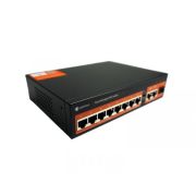 Коммутатор управляемый L2 с обл. упр. 6х100Мбит/с (RJ45 с PoE+) 2х1Гбит/с (RJ45 с PoE+) 2х1Гбит/с (RJ45) Uplink 1х1Гбит/с SFP Uplink 120Вт