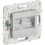 SKANDY Розетка компьютерная двойная RJ45 кат.5E SK-K03S серебряный IEK
