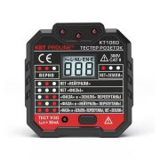 Тестер розеток и УЗО KT 106D серия PROLINE