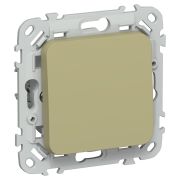FLITE Выключатель 1-клавишный 10А ВС11-1-0-ФлО оливковый IEK
