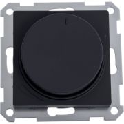 ATLASDESIGN СВЕТОРЕГУЛЯТОР (диммер) повор-нажим, LED, RC, 400Вт, мех., КАРБОН