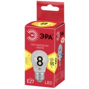 Лампа светодиодная LED 8 Вт 640Лм 2700К шар теплый E27 220-240В ECO LED P45-8W-827-E27 Red Line
