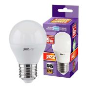 Лампа светодиодная LED 9Вт E27 холодный белый матовый шар