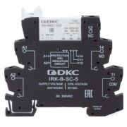 Реле интерфейсное, 1CO, коммутируемый ток 6 А, AgSnO, напряжение 230V AC/DC, винтовые клеммы
