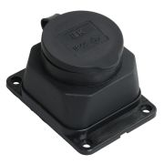 Розетка кабельная наружной установки IP44 16A 2P+E каучук ОМЕГА