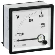 Вольтметр 600 В 72х72 AC непосредственное включение Э47
