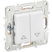 SKANDY Выключатель жалюзи 10А SK-V12W арктический белый IEK