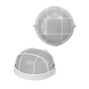 Светильник НПБ1302 белый/круг с реш. 60Вт IP54