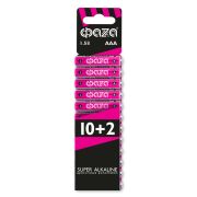 Элементы питания LR03 (AAA) Super Alkaline набор 10+2