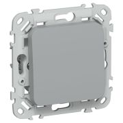 FLITE Выключатель 1-клавишный кнопочный 10А ВС11-2-0-ФлС серый IEK
