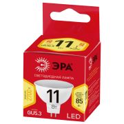 Лампа светодиоднаяECO LED MR16-11W-827-GU5.3 (диод, софит, 11Вт, тепл, GU5.3) (10/100/4800)