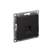 Розетка ATLASDESIGN компьютерная RJ45 механизм карбон