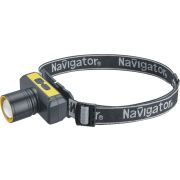 Фонарь светодиодный NPT-H41-ACCU 10Вт 1LED налобный аккумуляторный