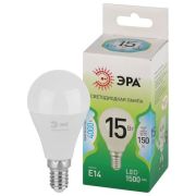 Лампа светодиодная LED 15 Вт 1500Лм 4000К шар нейтральный E14 220-240В LED P45-15W-840-E14 Green Line